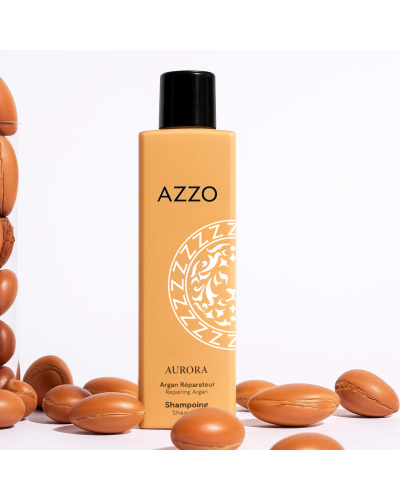 AURORA - Shampoing Réparateur à L'Huile d'Argan - Cheveux Secs et Bouclés 250 ml