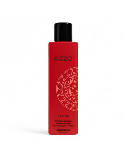 SATINA - Shampoing Restructurant à la Protéine de Soie - Cheveux Secs et Abimés - 250 ml