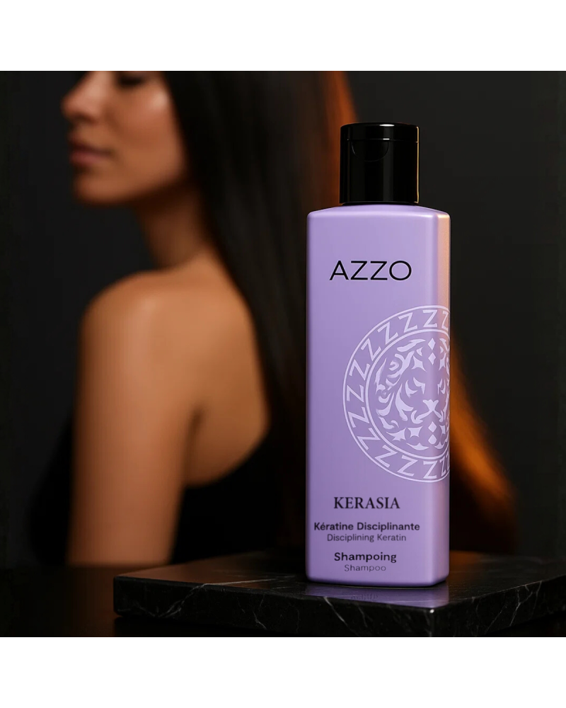 KERASIA - Shampoing à la Kératine - Cheveux Indisciplinés et Lissés - 250 ml